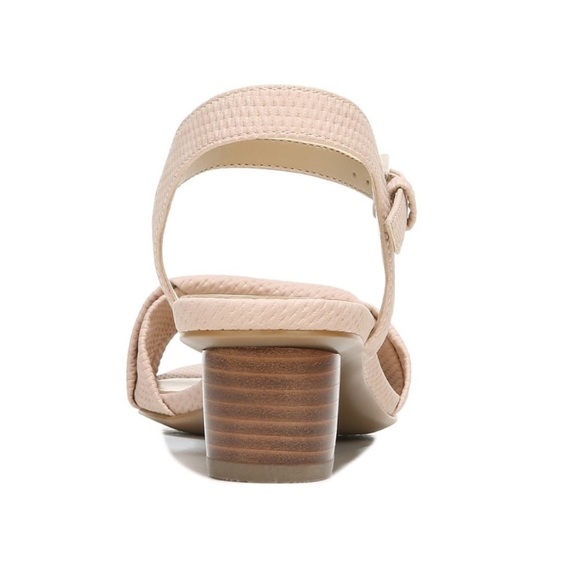 Naturalizer Traci WIDE Nude Pink Heeled Sandal - Picture 6 of 10